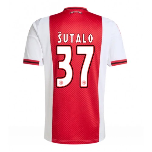 Ajax Josip Sutalo #37 Prima Maglia 2025-26 Manica Corta Ajax Josip Sutalo #37 Prima Maglia 2025-26 Manica Corta